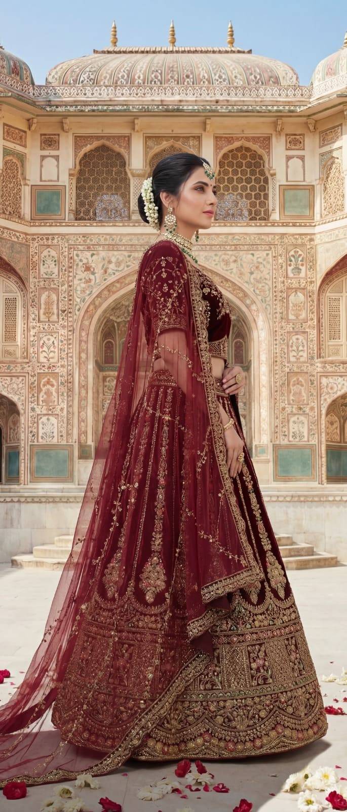 Av Fashion 107 Series By Fashid Indian Traditional Wear Bridal Collection Beautiful Stylish Fancy Colorful Bridal Wear & Occasional Wear Fancy Lehengas At Wholesale Price